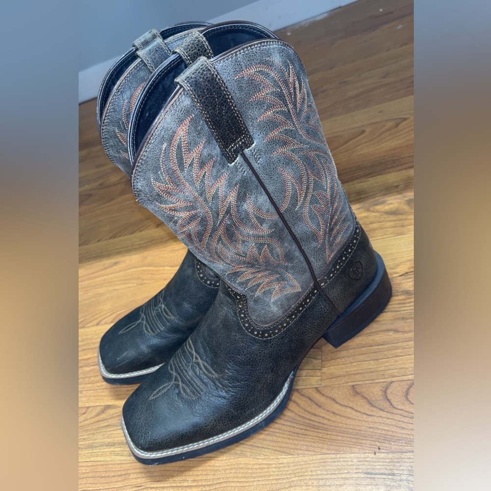 Men’s size 11D Ariat boots; only worn a handful of times